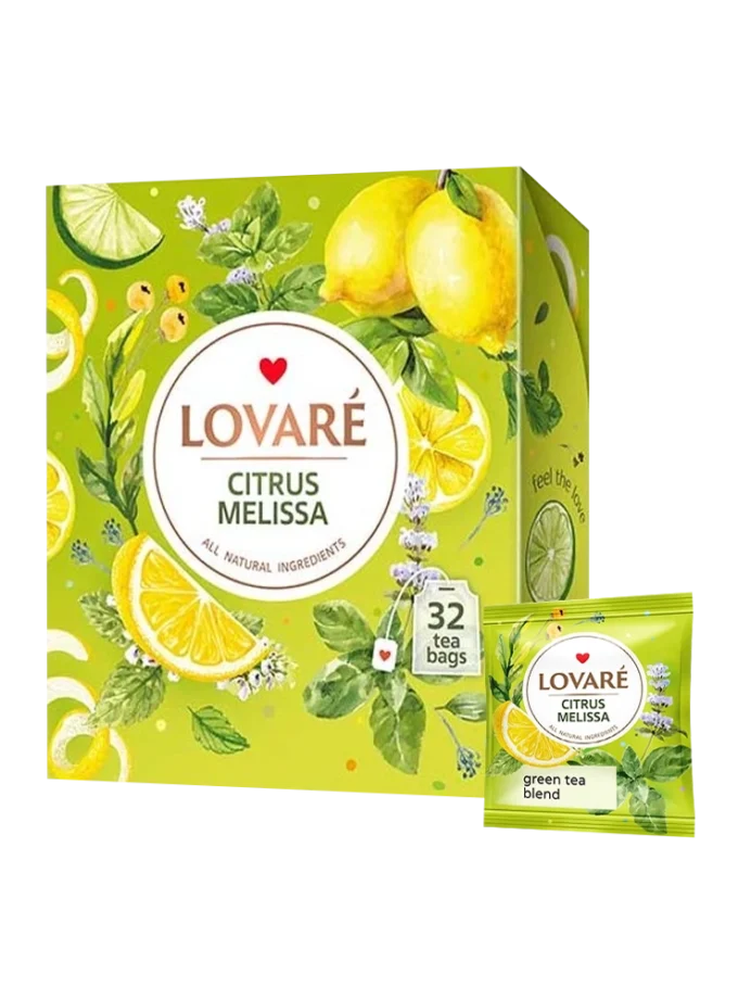 Чай в Пакетчета LOVARE Citrus Melissa
